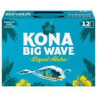 Kona Big Wave Beer, Premium, Liquid Aloha, 12 Each