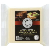 Culinary Circle Cheese, Extra Sharp Cheddar, 7 Ounce