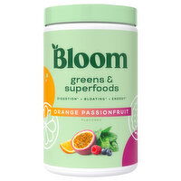 Bloom Greens & Superfoods, Orange Passionfruit Flavored, 5.39 Ounce