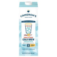 Cameron's Cold Brew Medium Roast Vanilla Bean Coffee Concentrate, 32 Fluid ounce