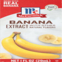 McCormick Banana Extract With Other Natural Flavors, 1 Fluid ounce