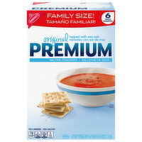 PREMIUM Saltine Original Crackers, Family Size, 24 Ounce