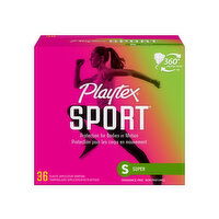 Playtex Sport Sport Super Tampons Unscented, 36 Each