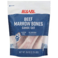 Skylark Beef Marrow Bones, Canoe Cut, 36 Ounce