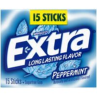 Extra EXTRA Gum Peppermint Sugar Free Chewing Gum, 15 Ounce