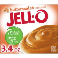 Jell-O Butterscotch Instant Pudding & Pie Filling Mix, 3.4 Ounce