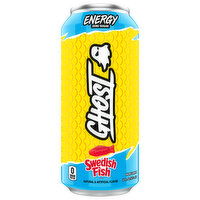 Ghost Zero Sugar Swedish Fish Energy Drink, 16 Fluid ounce
