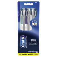 Oral-B Pro Health Pro Clean Cross Action Toothbrushes, Soft, 4 Count, 4 Each