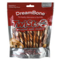 DreamBone Dog Chews, Twists Wrapped with Chicken, 30 Each