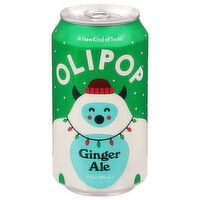 Olipop Soda, Ginger Ale, 12 Fluid ounce