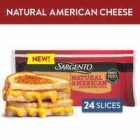 SARGENTO Sargento® Natural American Sliced Cheese, 24 Slices, 16.35 Ounce