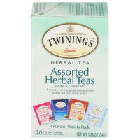 Twinings Herbal Tea, Assorted, Variety Pack, Tea Bags, 20 Each