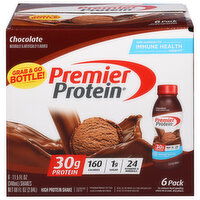 Premier Protein Protein Shake, Chocolate, 6 Each