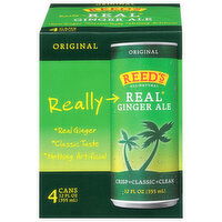 Reed's Real Original Ginger Ale, 4 Each