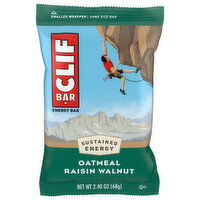 CLIF BAR - Oatmeal Raisin Walnut - Made with Organic Oats - Energy Bars - Non-GMO - Plant Based Protein Bars (1 Count), 2.4 Ounce