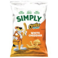 Cheetos Simply Cheese Flavored Snacks, Puffs, White Cheddar Flavored, 8 Ounce