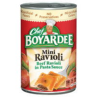 Chef Boyardee Beef Ravioli, Mini, 40 Ounce