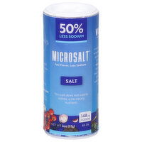 MicroSalt Salt, 50% less sodium, 2 Ounce