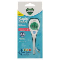 Vicks Rapid Read Digital Thermometer, Flexible, 1 Each