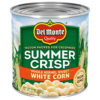 Del Monte Summer Crisp Whole Kernel Sweet White Corn, 11 Ounce