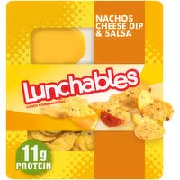 Lunchables Nachos Cheese Dip & Salsa Snack Kit, 4.4 Ounce