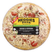 Heggies Pizza Sausage & Pepperoni, Cauliflower Crust, 22.2 Ounce