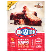 Kingsford Pork Ribs, Boneless, 16 Ounce