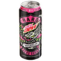 Mtn Dew Hard Malt Beverage, Zero Sugar, Watermelon, 24 Fluid ounce