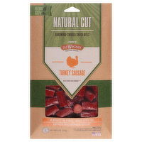 Old Wisconsin Natural Cut Snack Bites, Hardwood-Smoked, Turkey Sausages, 6 Ounce