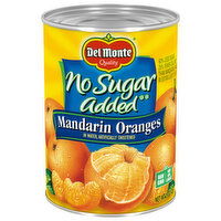 Del Monte No Sugar Added Mandarin Oranges in Water, 15 Ounce
