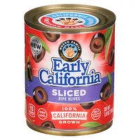 Early California Olives, Ripe, Sliced, 3.8 Ounce