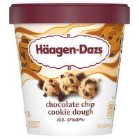 Haagen-Dazs Ice Cream, Chocolate Chip Cookie Dough, 14 Fluid ounce