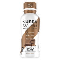 Super Coffee Coffee, Enhanced, Mocha Latte, Positive Energy, 12 Fluid ounce