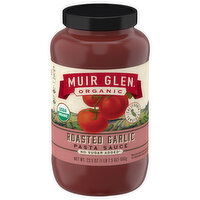 Muir Glen Organic No Sugar Added Roasted Garlic Pasta Sauce, 23.5 Ounce