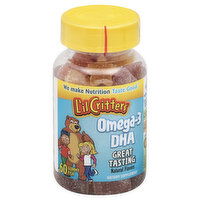 L'il Critters Omega-3 DHA, Gummy Fish, Lemonade Flavors, 60 Each