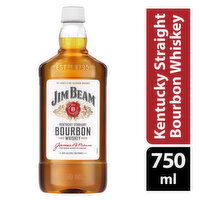 Jim Beam Kentucky Straight Bourbon Whiskey, 750 Millilitre