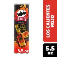 Pringles Hot Ones Potato Crisps Chips, Rojo, 5.5 Ounce