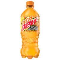 Mtn Dew LiveWire Soda, Orange Flavor, 20 Fluid ounce