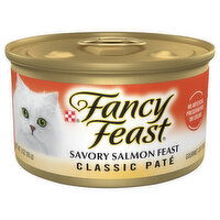 Fancy Feast Savory Salmon Feast Cat Food, 3 Ounce