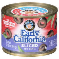 Early California Olives, Ripe, Sliced, 2.25 Ounce