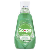 Crest Scope Scope Classic Mouthwash Original Mint, 1L (Green), 33.8 Fluid ounce