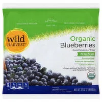 Wild Harvest Blueberries, Organic, 32 Ounce