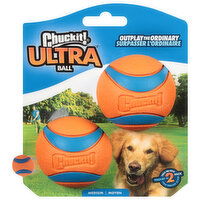 Chuckit! Balls, Ultra, Medium, 2 Pack, 2 Each