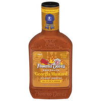 Famous Dave's BBQ Sauce, Georgia Mustard, Medium, 17.5 Ounce