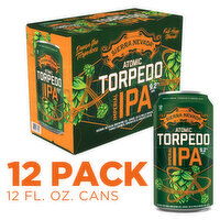 Sierra Nevada Beer, Atomic Torpedo West Coast Juicy Imperial IPA Craft Beer 12 Pack (12oz Cans), 12 Each