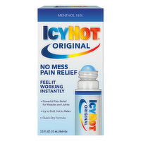 Icy Hot Original Pain Relief, No Mess, Roll-On, 2.5 Fluid ounce