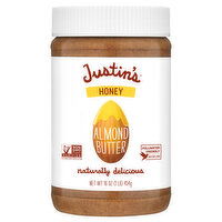 Justin's Almond Butter, Honey, 16 Ounce