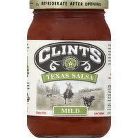 Clint's Salsa, Texas, Mild, 16 Ounce