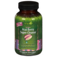 Irwin Naturals Super-Cleanse, Acai Berry, Liquid Soft-Gels, 60 Each