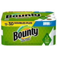 Bounty Paper Towels, Select-A-Size, White, 2 Ply, 12 Each